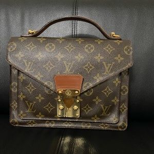 Authentic Louis Vuitton monogram Monceau 26 bag